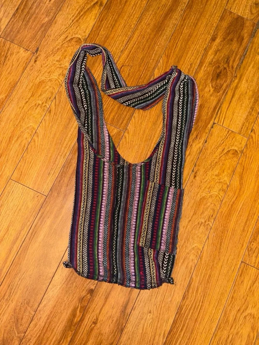Y2K hobo bag with a boho design